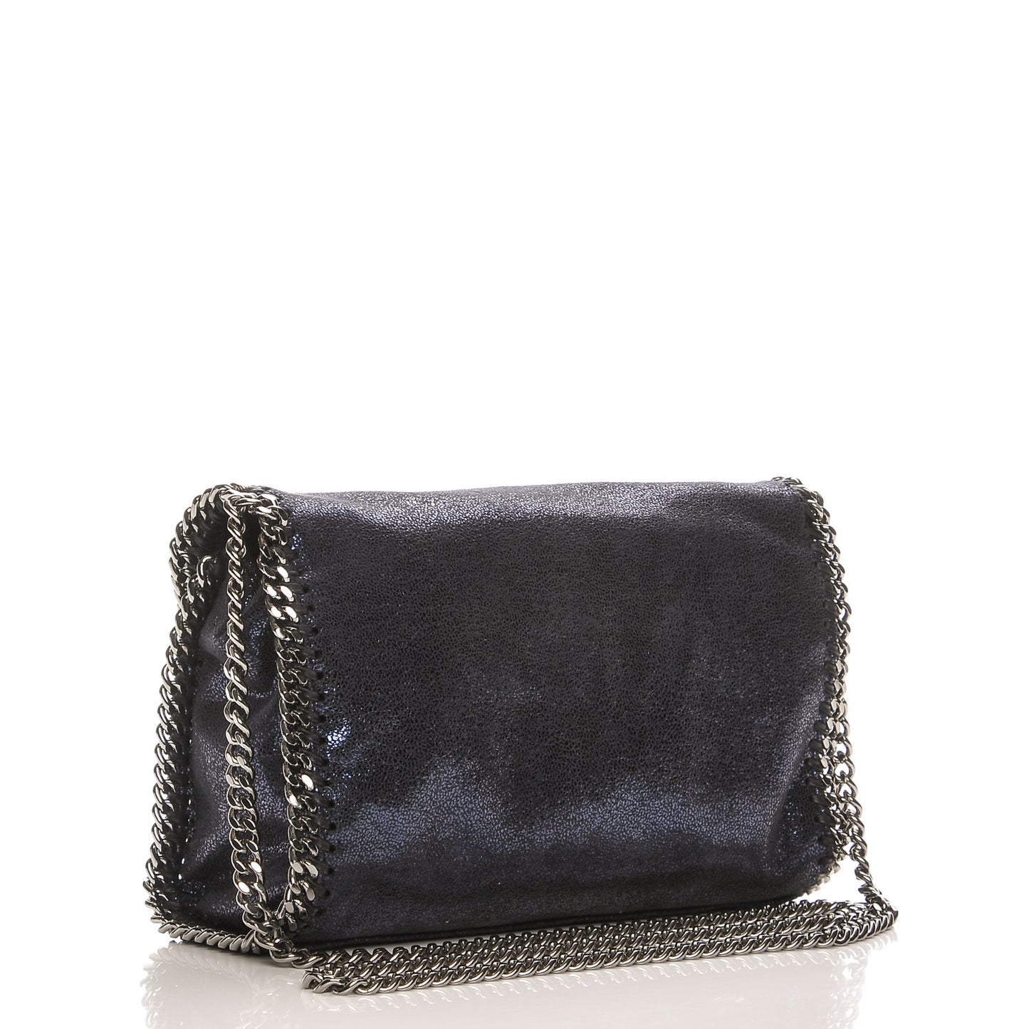 Shaggy Deer Falabella Mini Crossbody Bag Lapis Navy