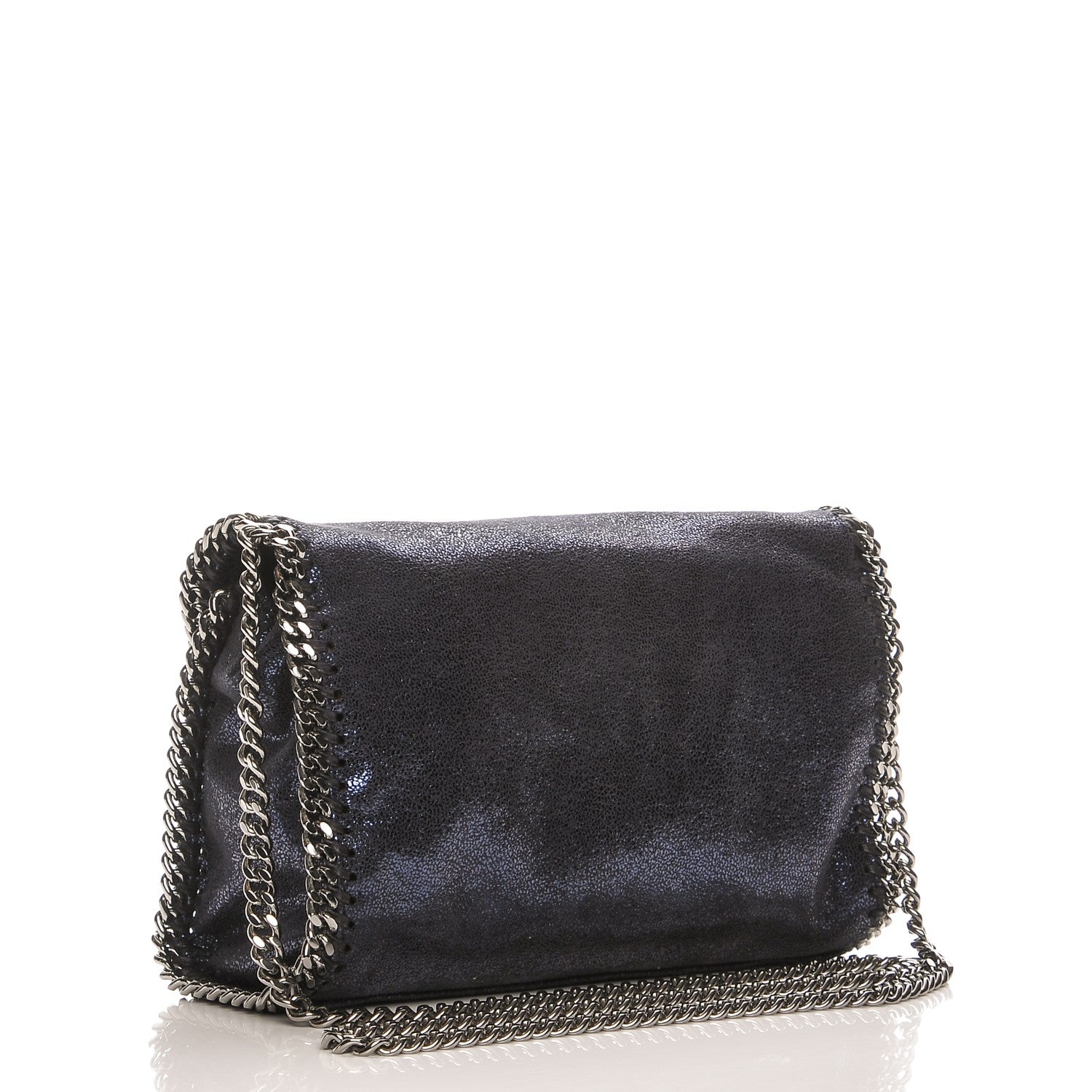 Stella McCartney Shaggy Deer Falabella Mini Crossbody Bag Lapis Navy 3 of 6