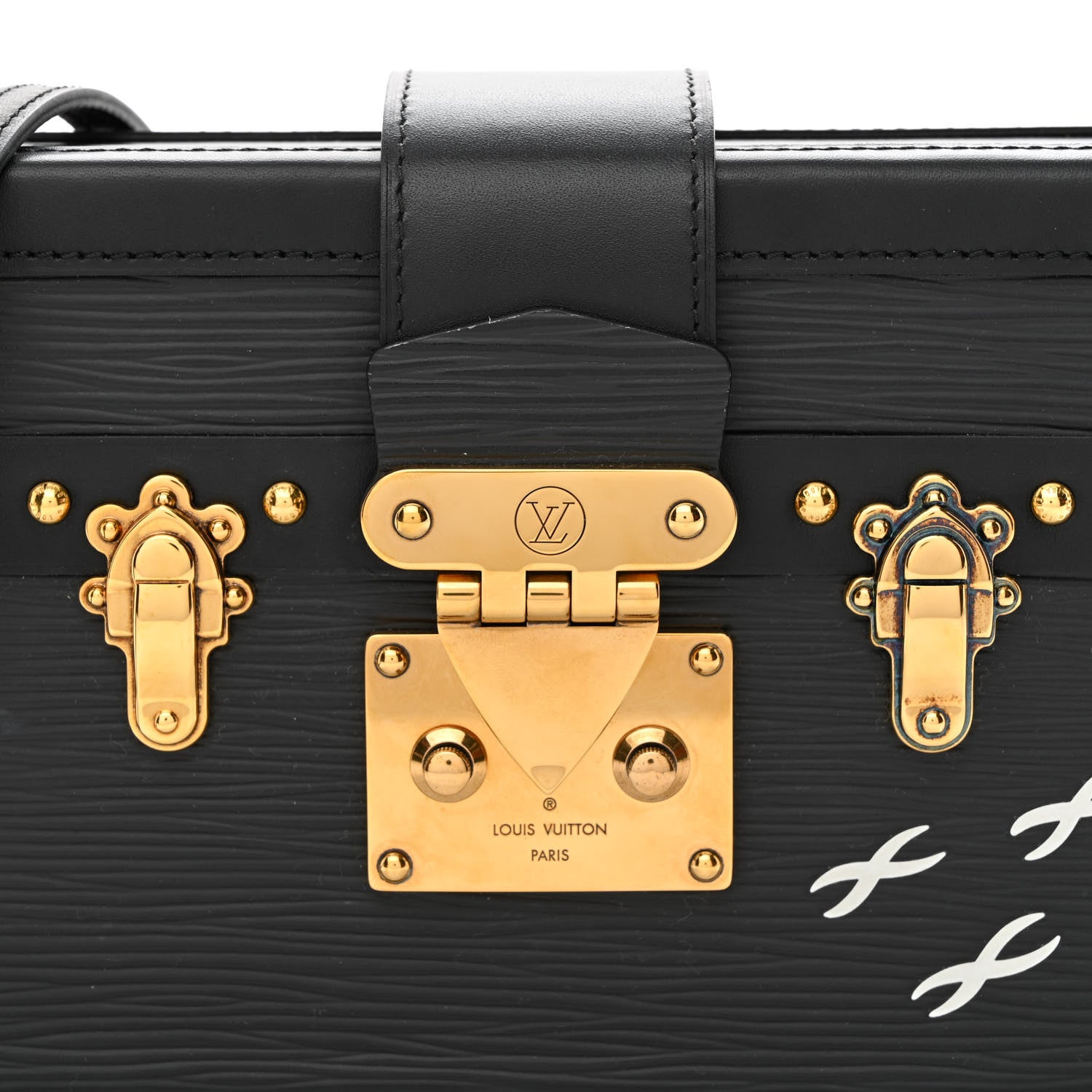 Louis Vuitton Epi Petite Malle Black 8 of 10
