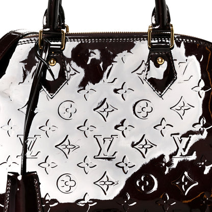 Louis Vuitton Vernis Alma MM Amarante 8 of 10