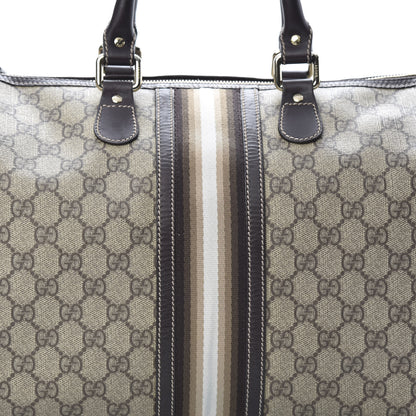 Gucci GG Plus Monogram Web Medium Joy Boston Dark Brown 8 of 13