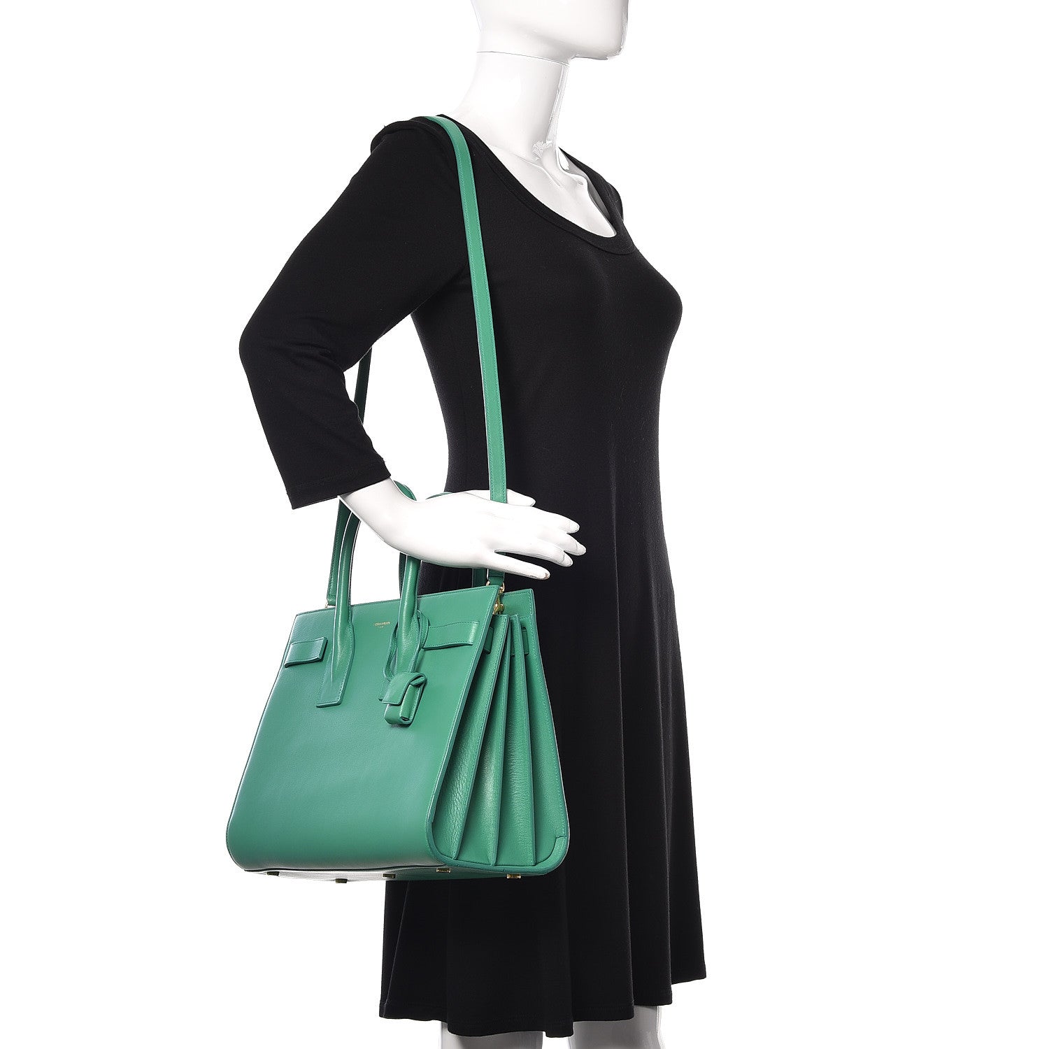 Saint Laurent Calfskin Small Sac De Jour Mint 2 of 11