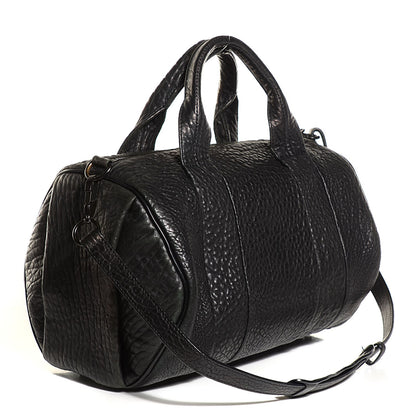 Alexander Wang Pebbled Lambskin Rocco Black Matte Black Hardware 3 of 9