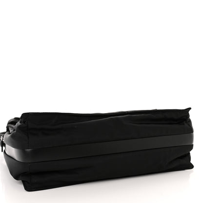 Prada Re-Nylon Vitello Padded Large Flap Shoulder Bag Black 4 of 13