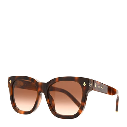 Louis Vuitton Acetate My Monogram Square Sunglasses Z1524E Dark Tortoise 1 of 8