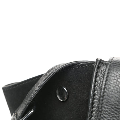 Celine Drummed Calfskin Suede Medium Trapeze Black 15 of 15
