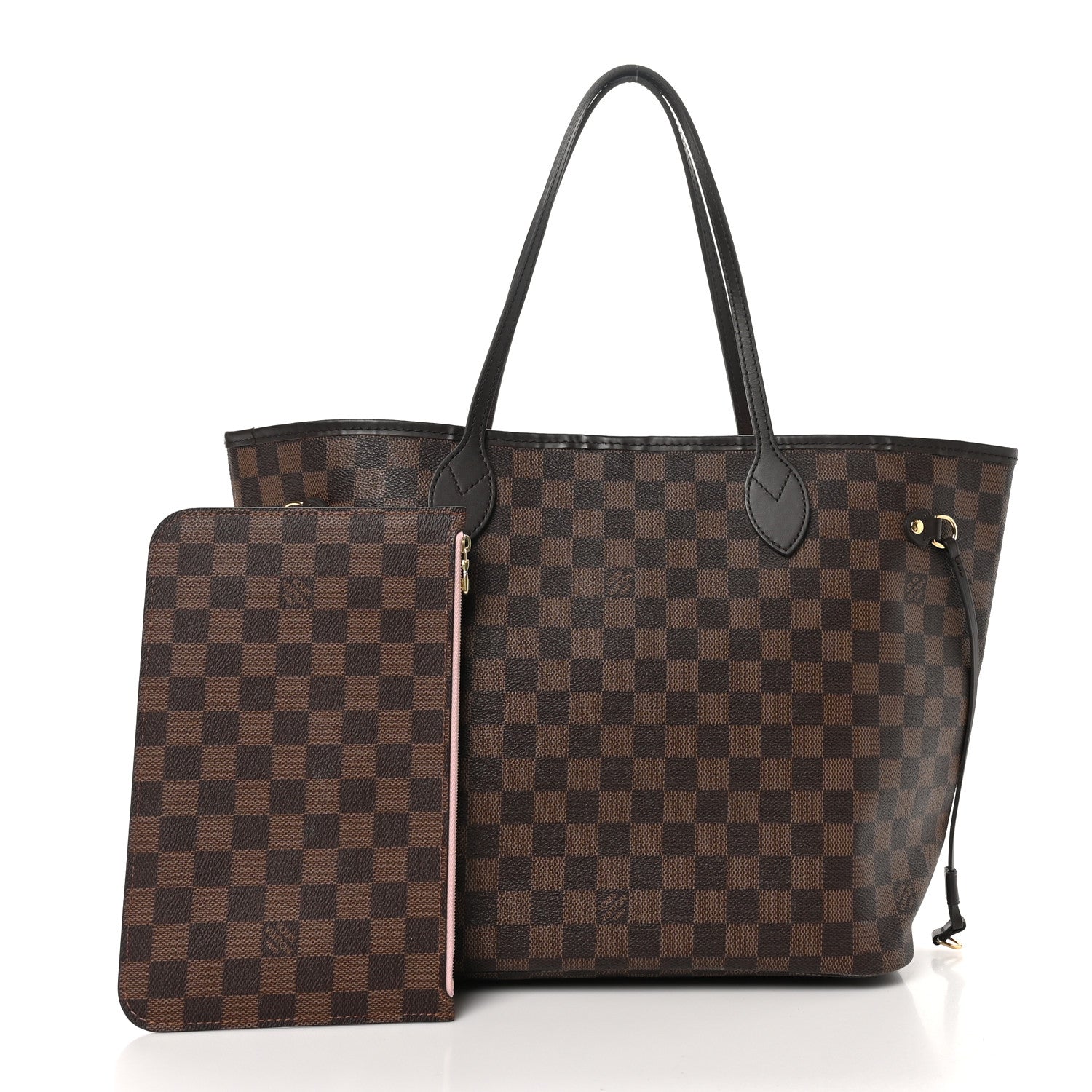 Louis Vuitton Damier Ebene Neo Neverfull MM Rose Ballerine 3 of 10