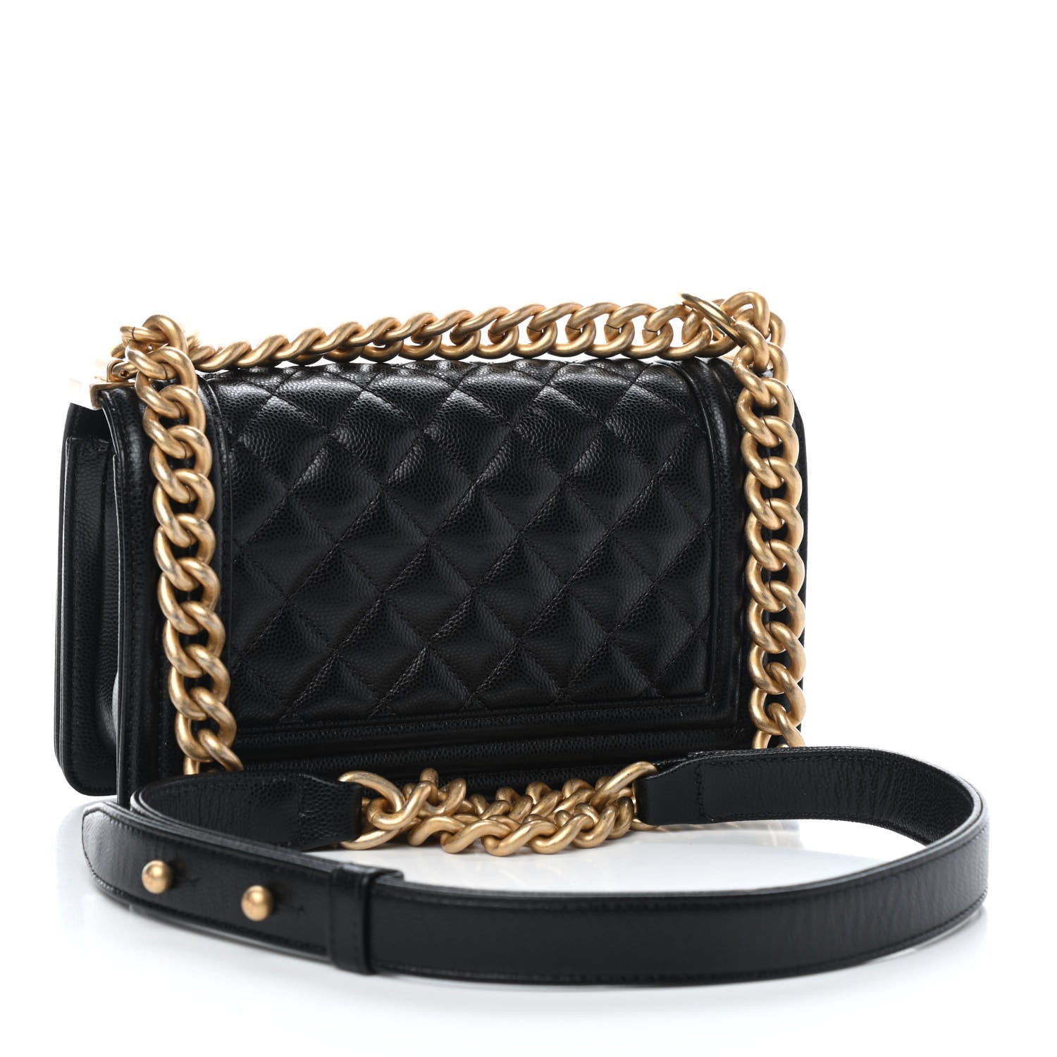 Chanel Caviar Quilted Small Boy Flap Black 3 of 9