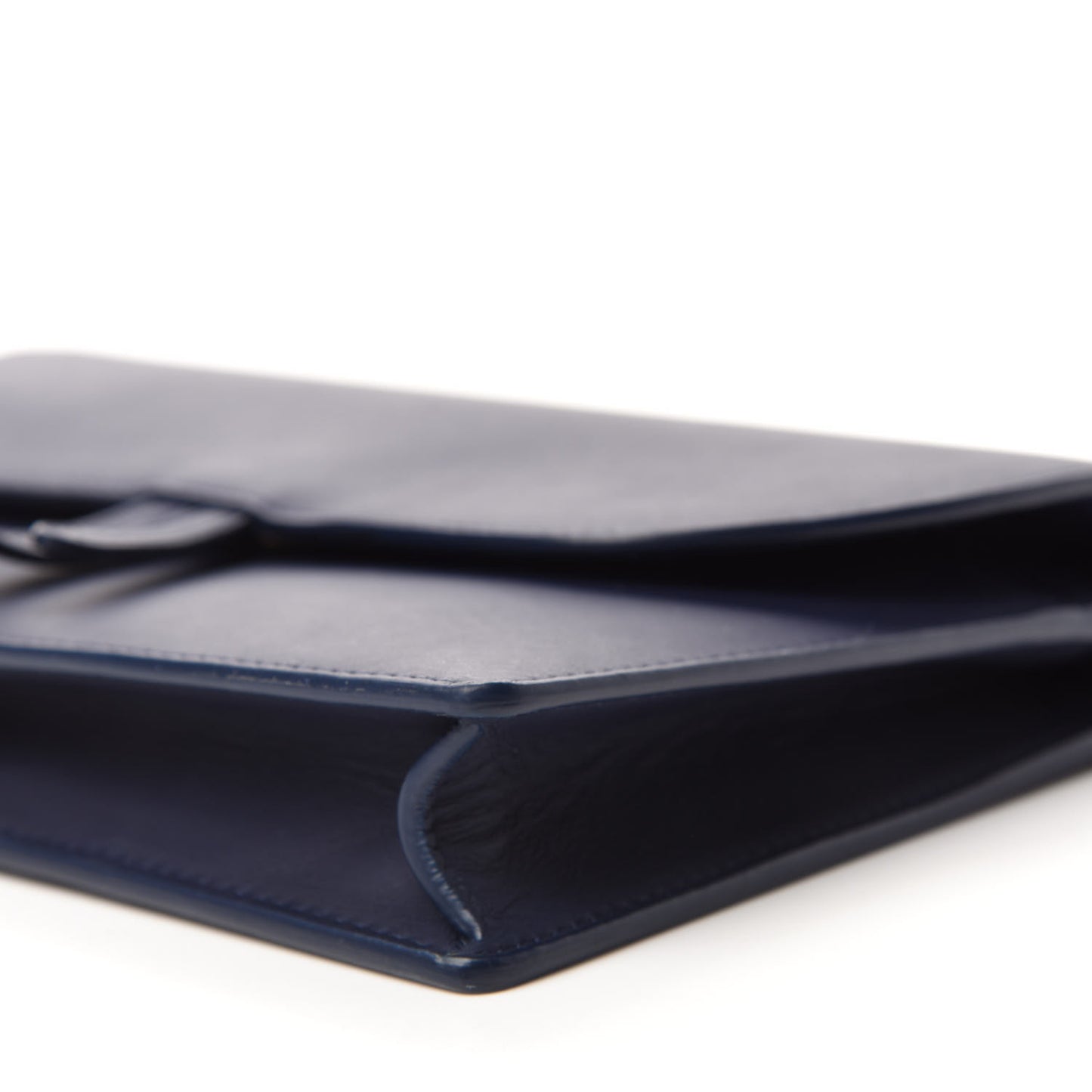 Ultra Matte Saddle Chain Pouch Blue