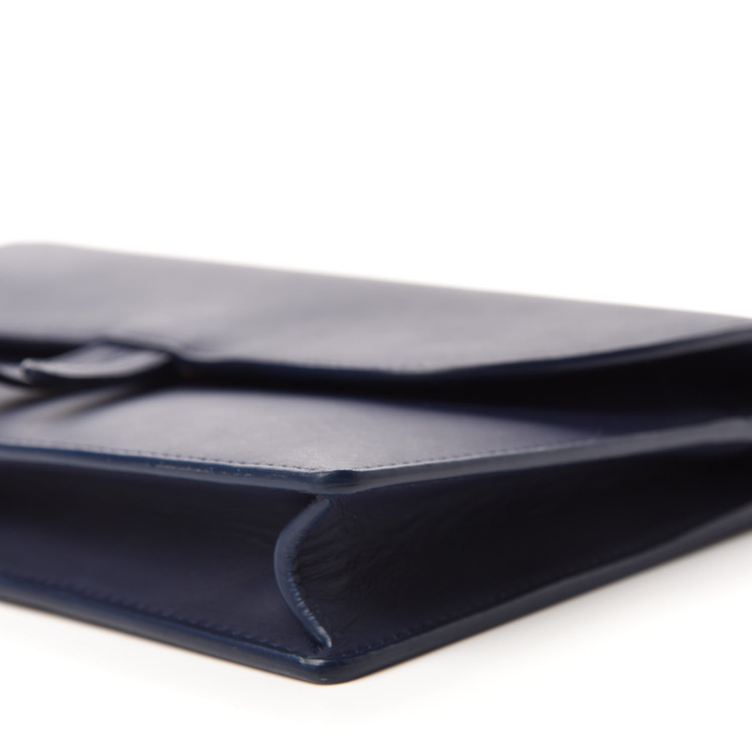Christian Dior Ultra Matte Saddle Chain Pouch Blue 7 of 10