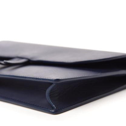 Christian Dior Ultra Matte Saddle Chain Pouch Blue 7 of 10