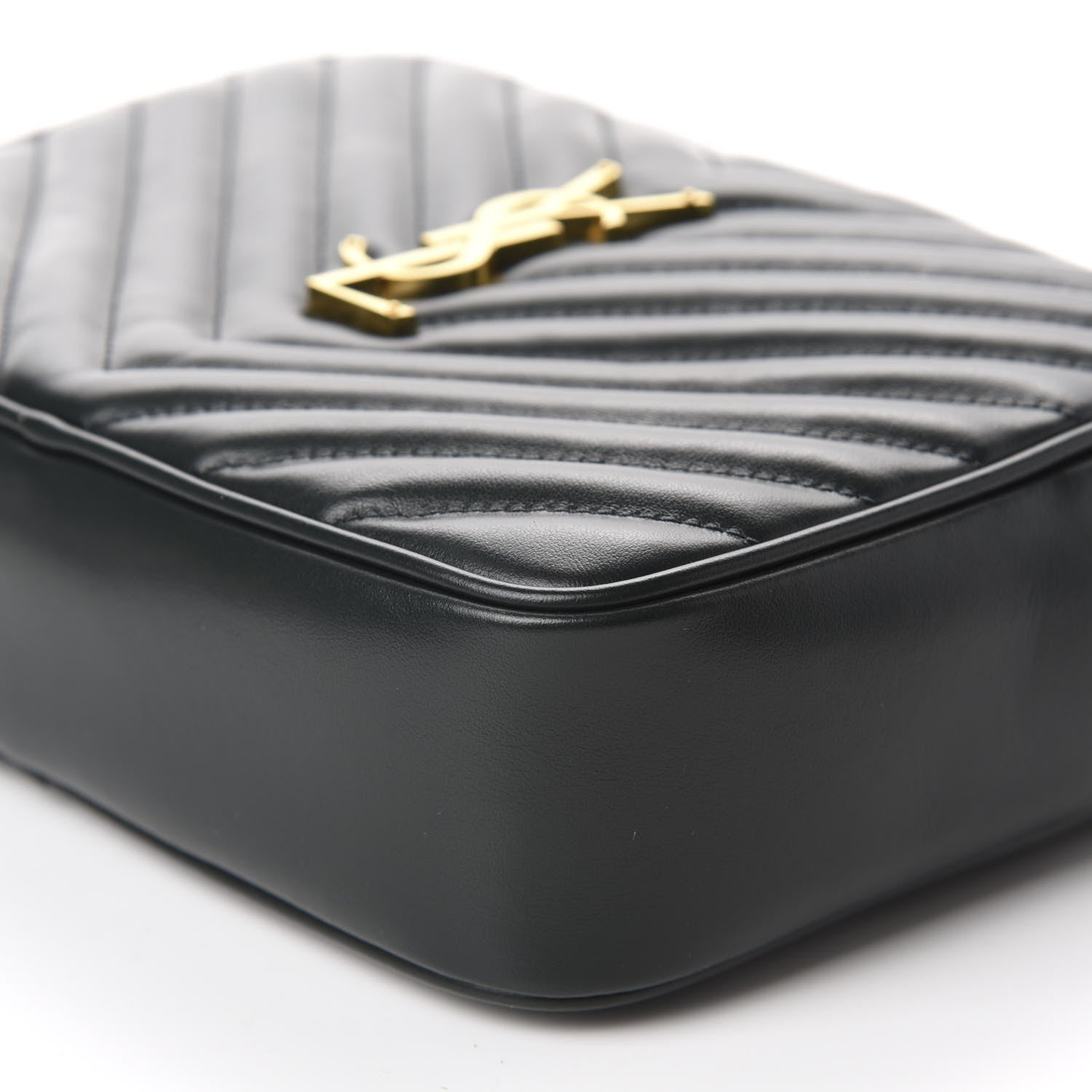 Saint Laurent Calfskin Matelasse Monogram Lou Camera Bag Green 7 of 10