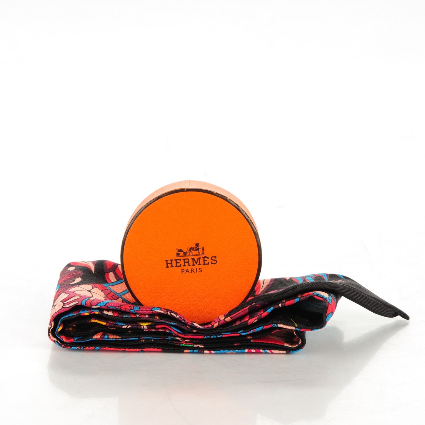 Silk Fleurs et Papillons de Tissus Twilly Black Rouge Bleu