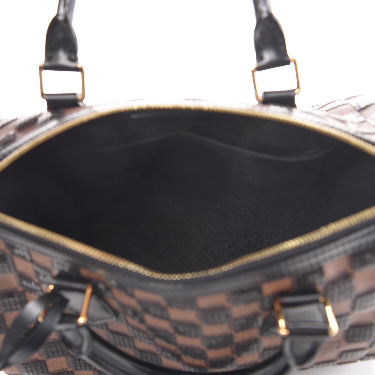 Damier Paillettes Speedy 30 Black