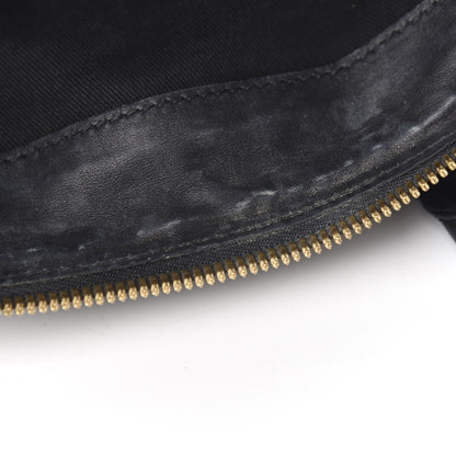 Valentino Garavani Lambskin Pleated Studded Maizeon Tote Black 8 of 11