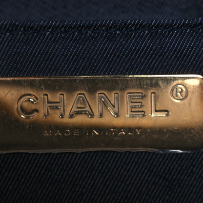 Chanel Tweed Lambskin Timeless Vanity Cosmetic Case White 6 of 12