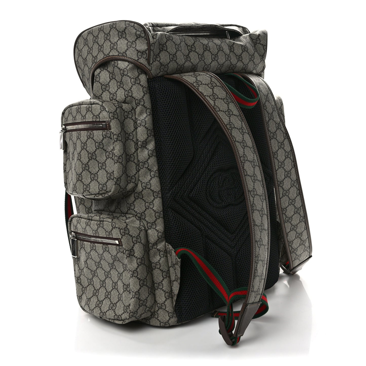 GG Supreme Web Large Backpack Beige New Acero