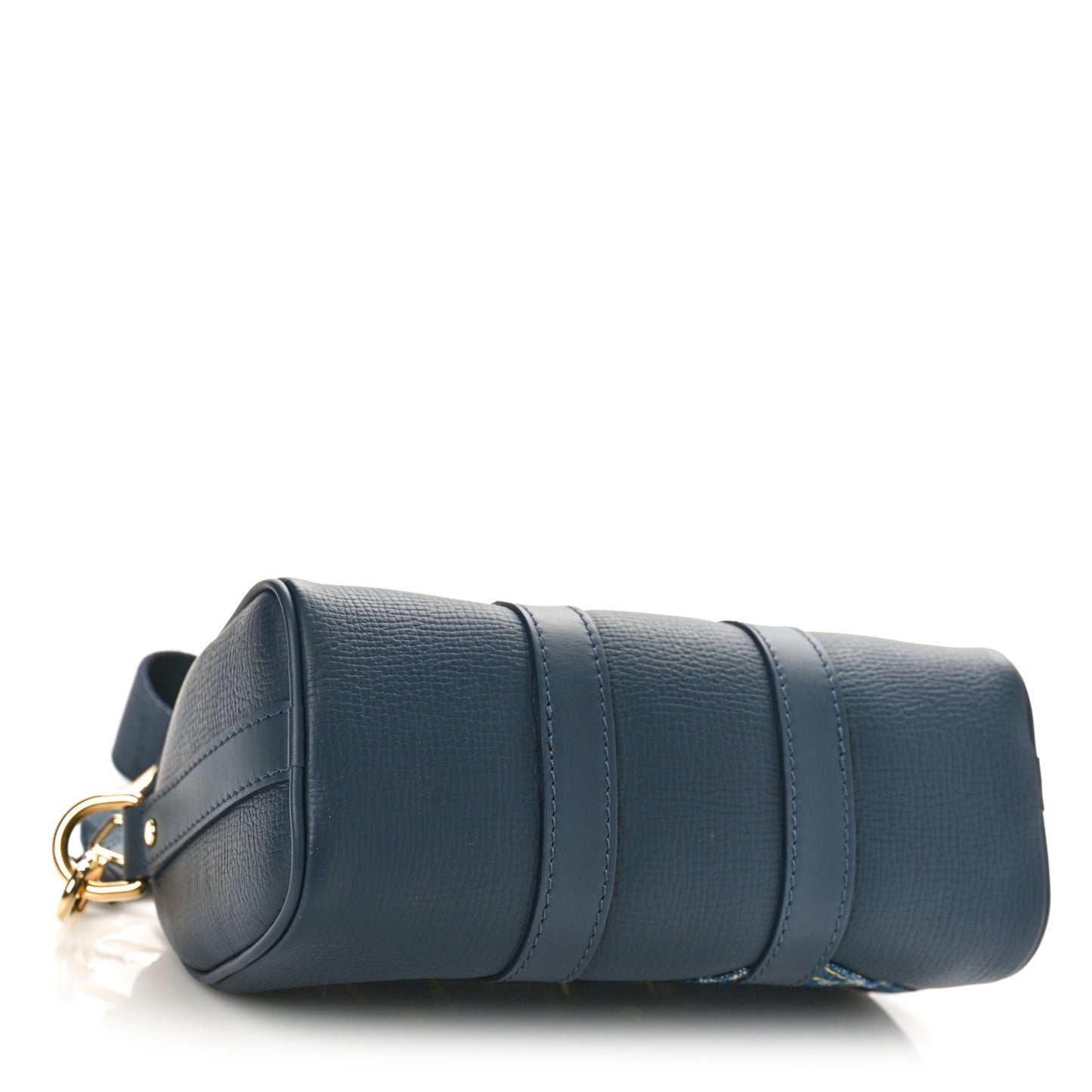 X NIGO Taurillon Monogram Denim Drip Keepall XS Blue