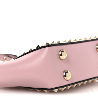 Valentino Garavani Vitello Mini Rockstud Tote Water Rose 9 of 12