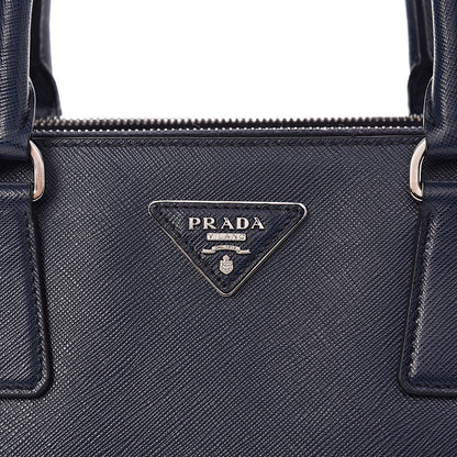 Prada Saffiano Medium Galleria Double Zip Tote Baltico 12 of 14