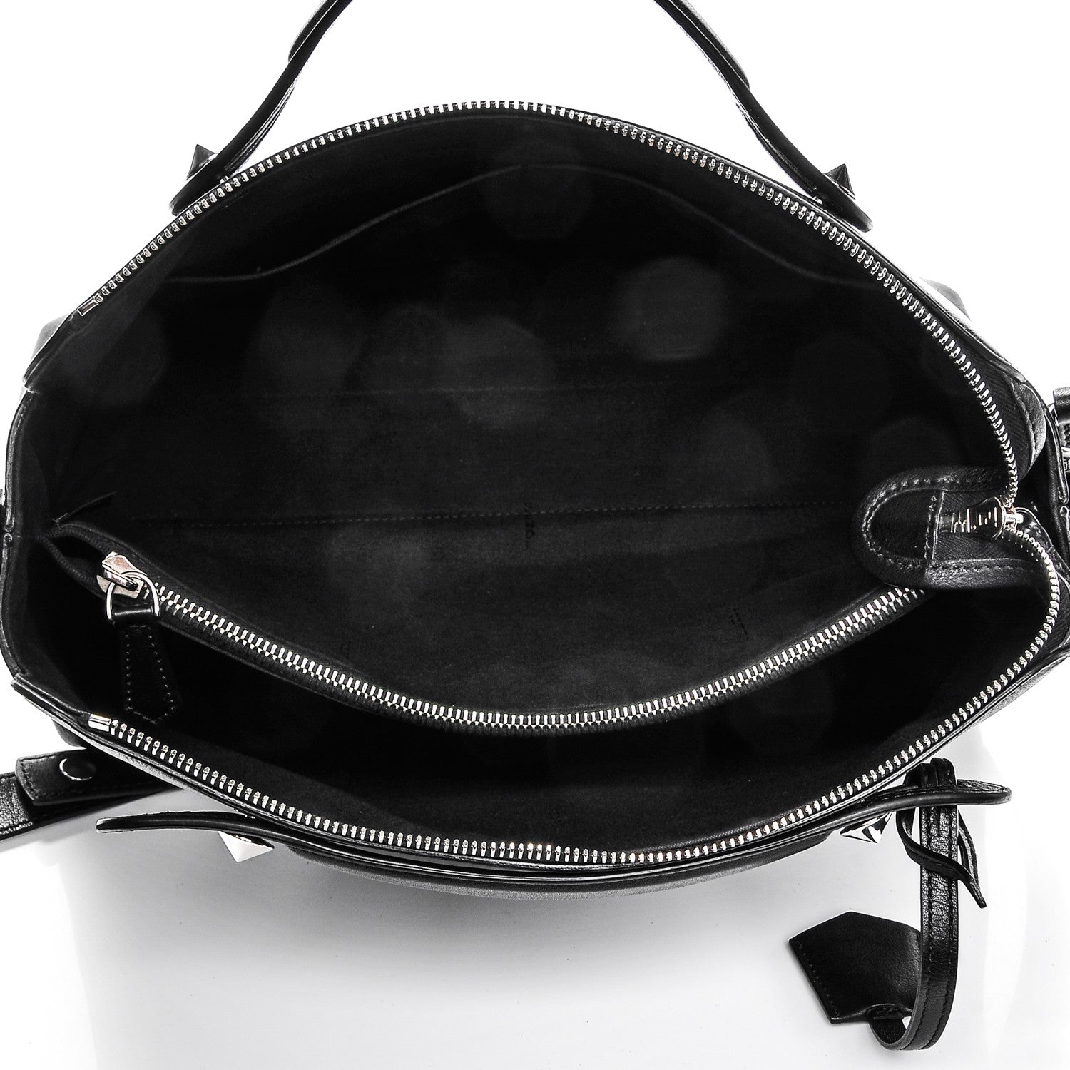 Fendi Vitello Dolce Marmol Large By The Way Boston Bag Black 5 of 6