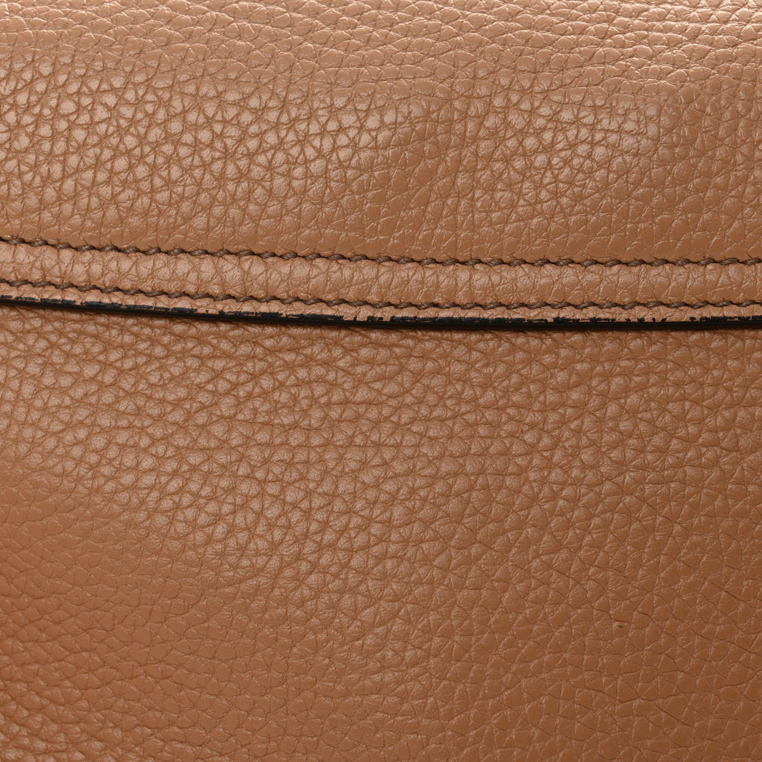 Gucci Pebbled Calfskin Medium Soho Flap Crossbody Camelia 11 of 12