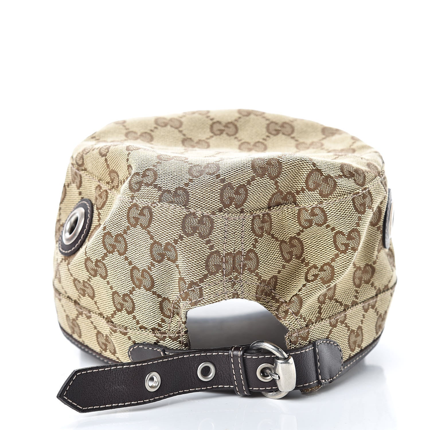 Gucci Monogram Military Hat L Brown 4 of 7