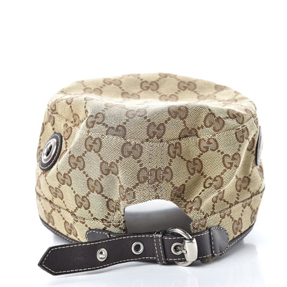 Gucci Monogram Military Hat L Brown 4 of 7