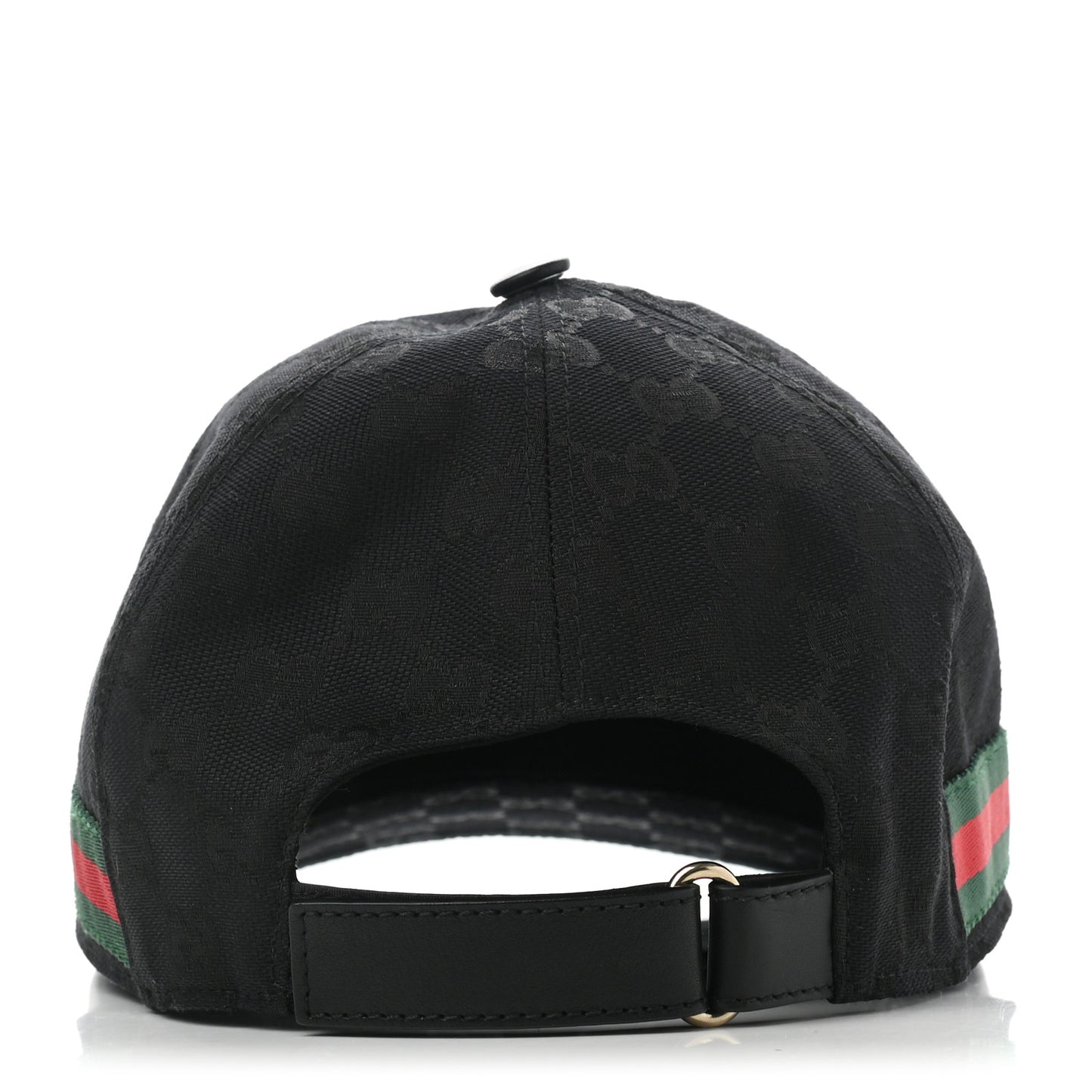 Monogram Web Baseball Hat L Black