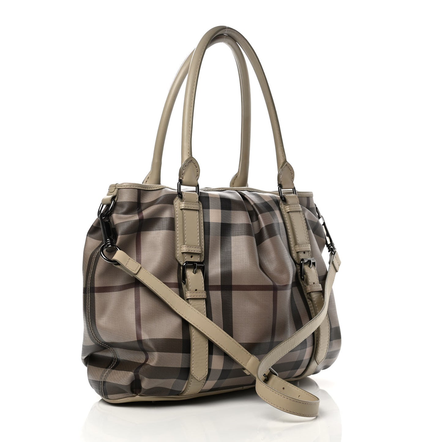Smoked Check Small Northfield Tote Trench