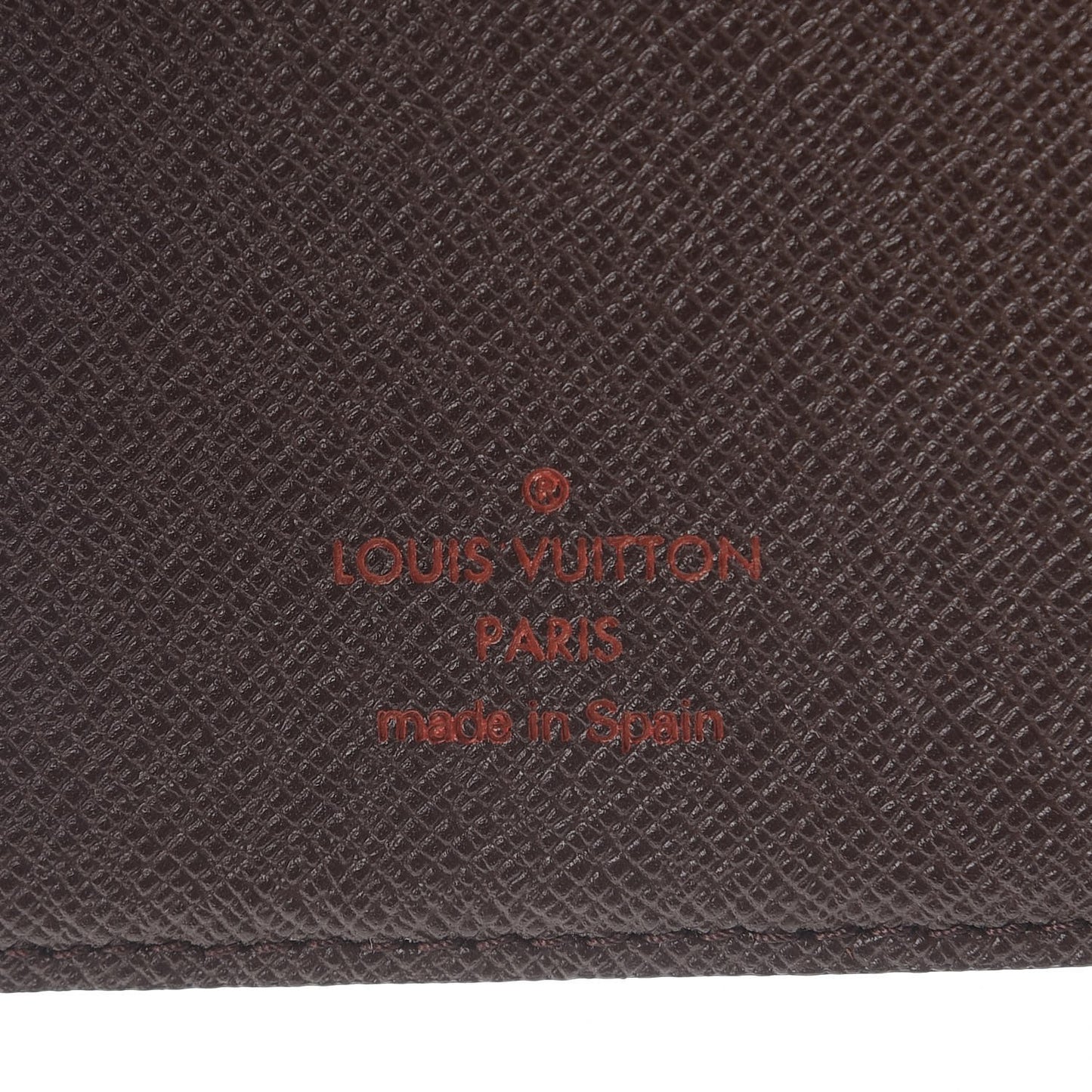 Damier Ebene Pocket Agenda Cover