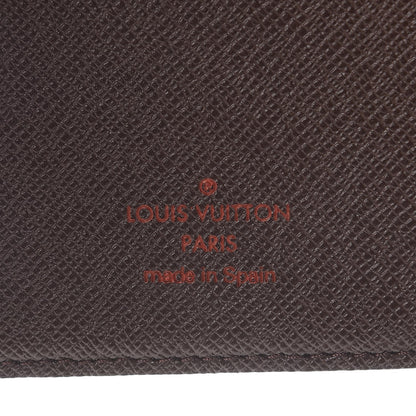 Louis Vuitton Damier Ebene Pocket Agenda Cover 6 of 7