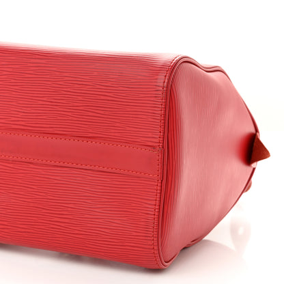 Louis Vuitton Epi Speedy 25 Rouge 9 of 9