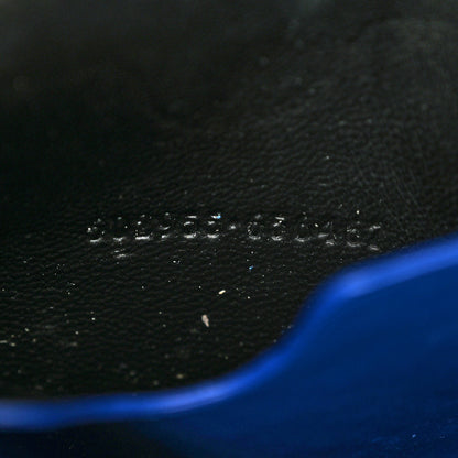 Alexander McQueen Calfskin The Curve Small Shoulder Bag Electric Blue Black 7 of 12