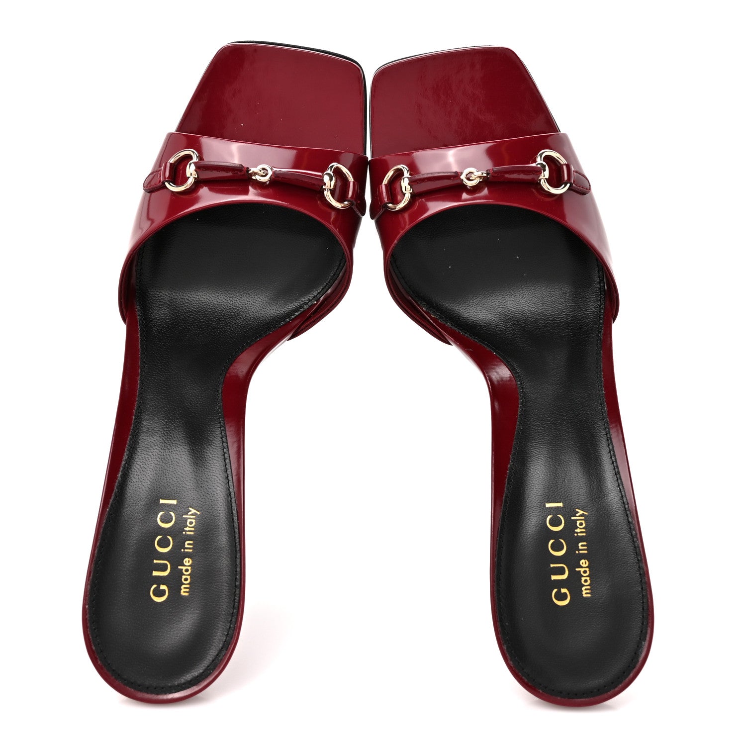 Gucci Nappa Regent Strappy Horsebit Sandals 39 Maple Red 2 of 11