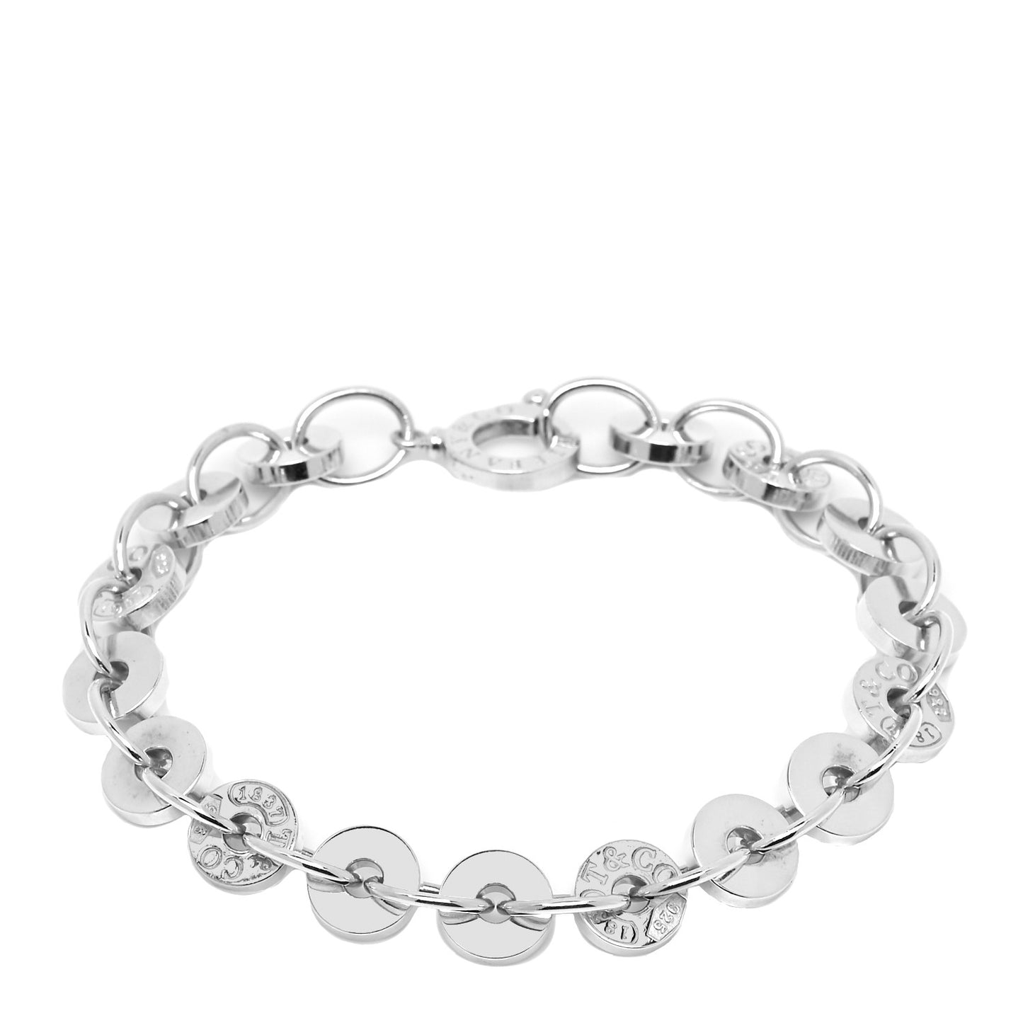 Sterling Silver 1837 Circle Bracelet