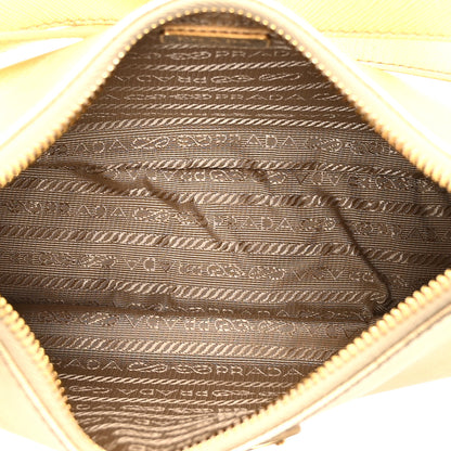 Prada Saffiano Lux Mini Re-Edition Shoulder Bag Platino 5 of 10