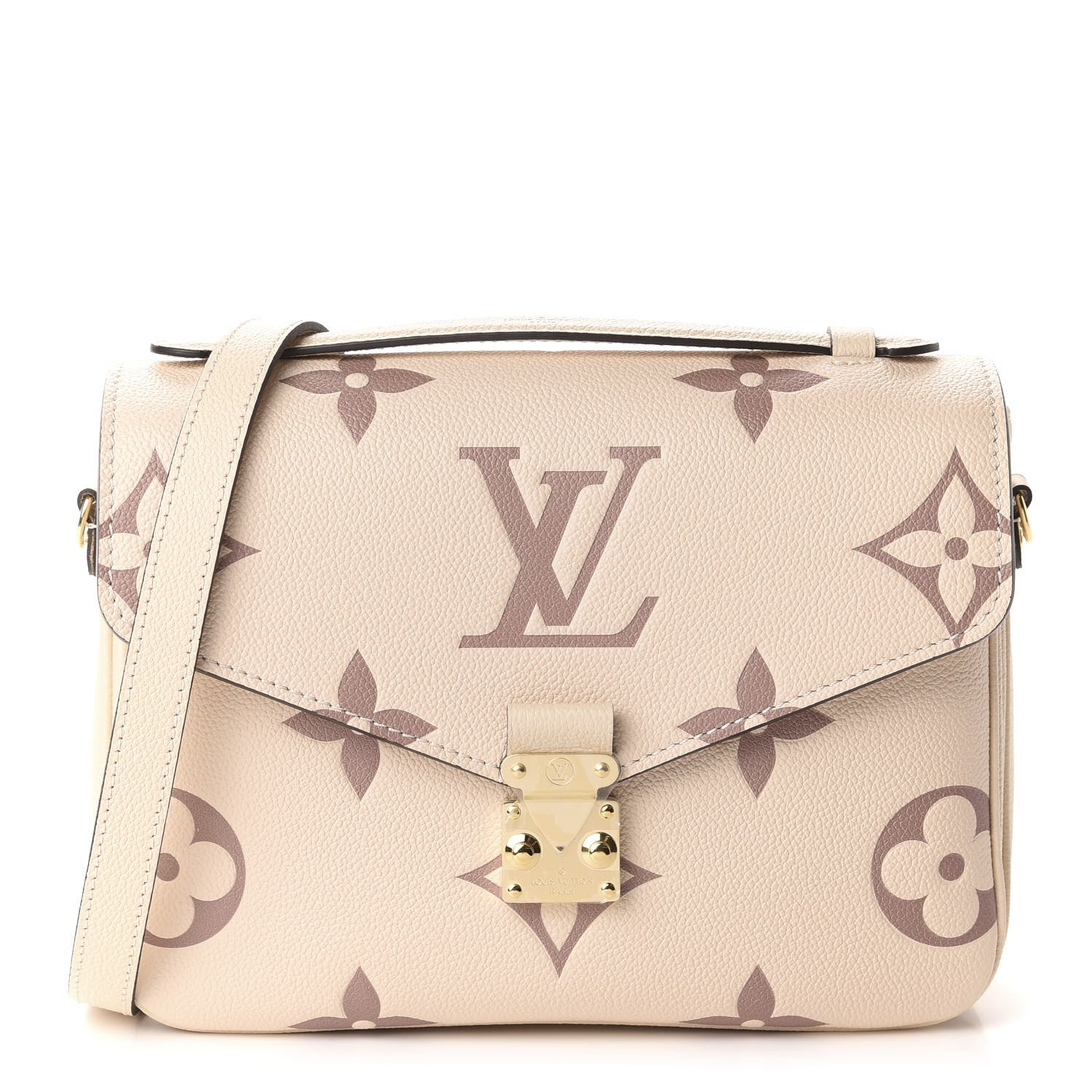 Louis Vuitton Empreinte Monogram Giant Pochette Metis Creme Bois De Rose 1 of 9