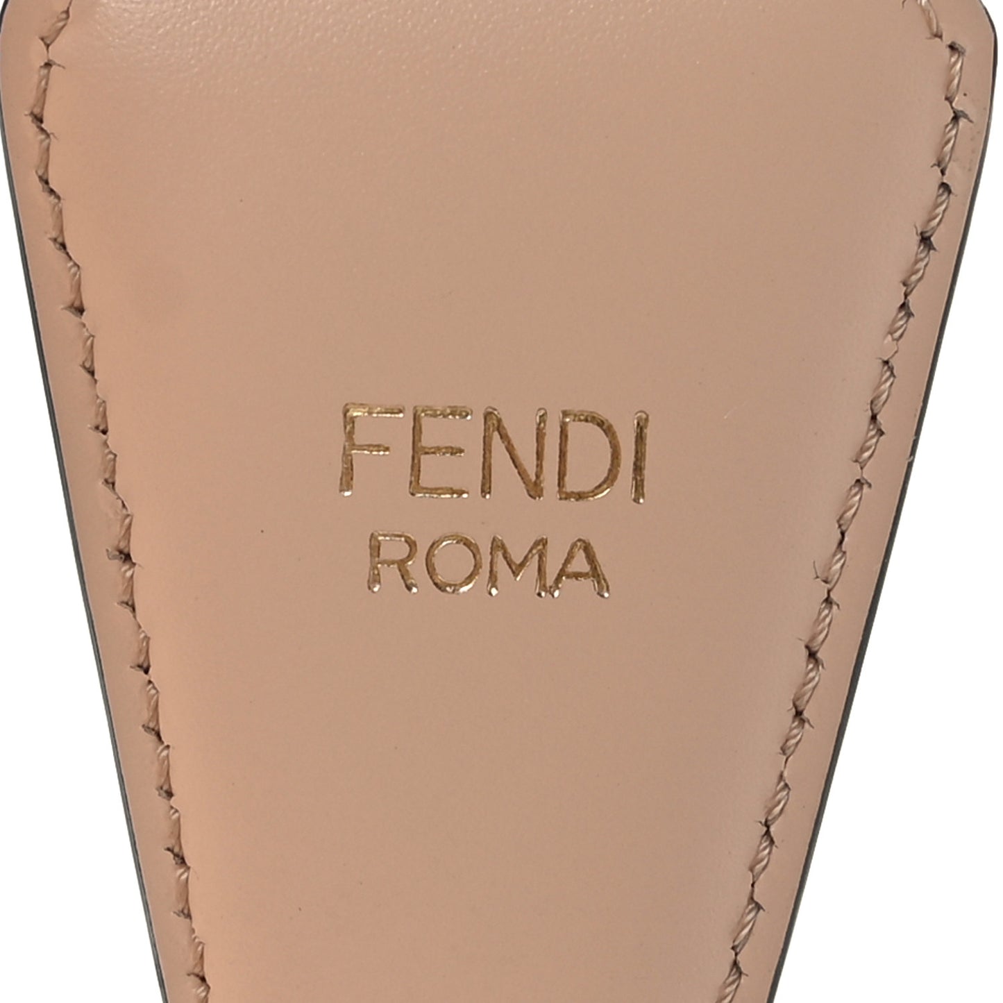 Jacquard Ribbon Vitello King FF Bi-Color Intreccio Adjustable Strap You Light Rose Camel