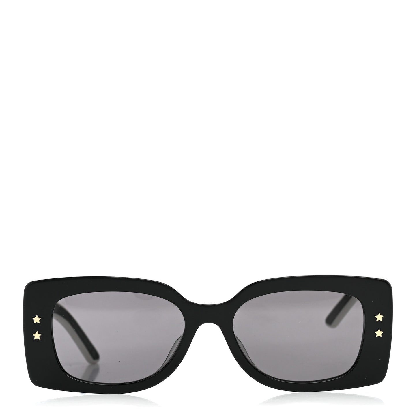 Diorpacific S1U Square Sunglasses Black White
