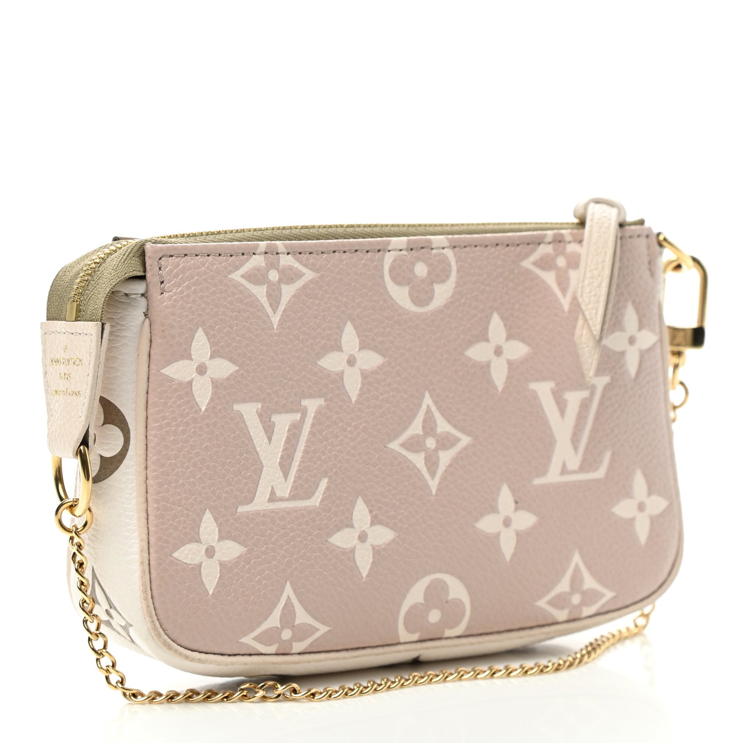Empreinte Spring in the City Mini Pochette Accessories Kaki Beige Cream