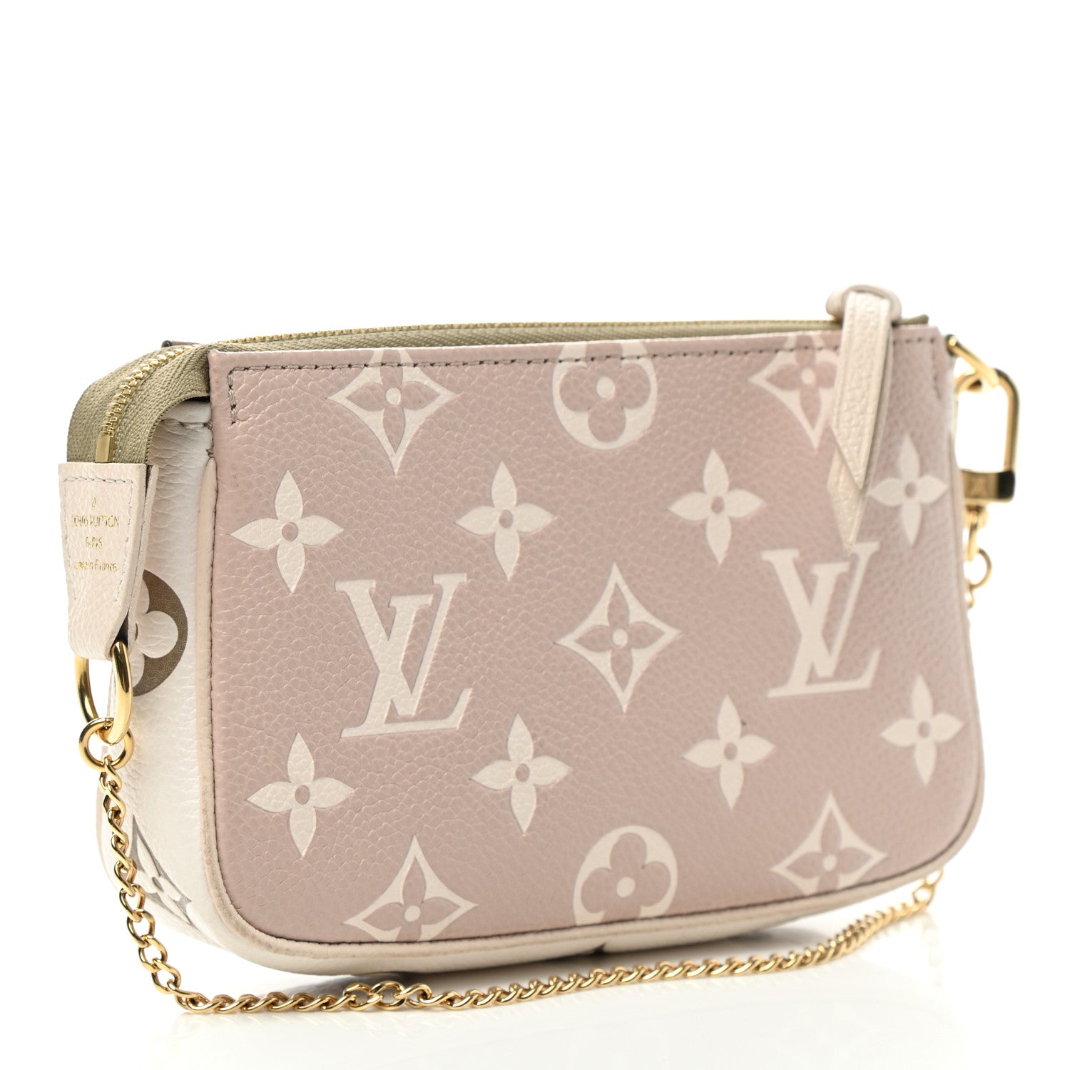 Louis Vuitton Empreinte Spring in the City Mini Pochette Accessories Kaki Beige Cream 3 of 6