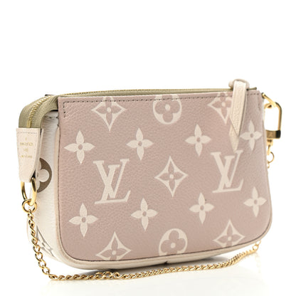 Louis Vuitton Empreinte Spring in the City Mini Pochette Accessories Kaki Beige Cream 3 of 6
