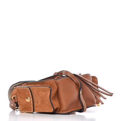 Chloe Calfskin Suede Small Jodie Camera Bag Caramel 4 of 7