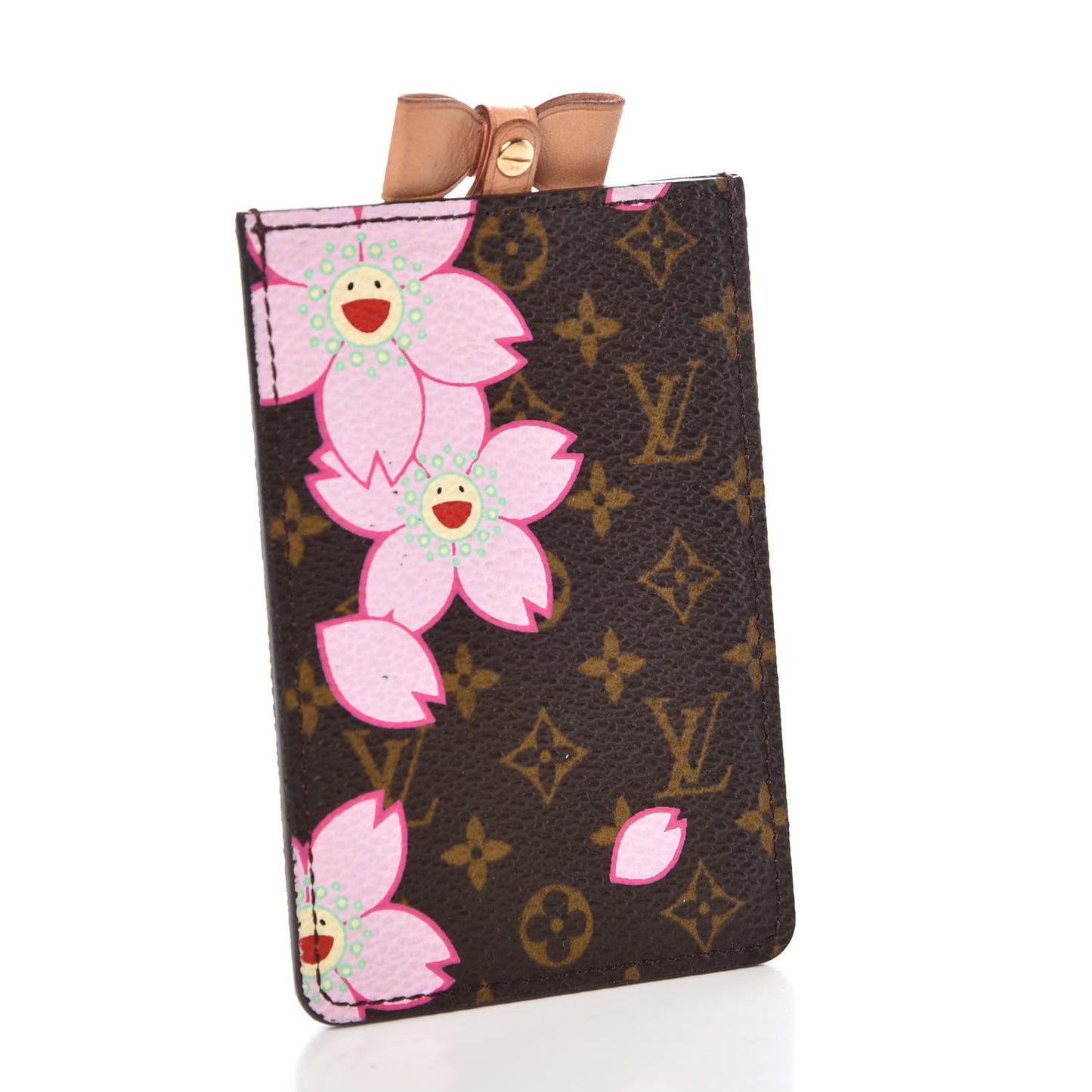 Monogram Cherry Blossom Mirror With Case Brown