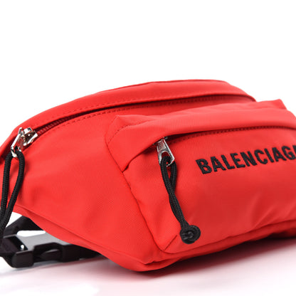 Balenciaga Nylon Small Wheel Beltpack Red 6 of 10