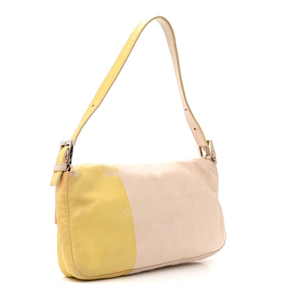 Fendi Nappa Baguette Pink Yellow 3 of 12