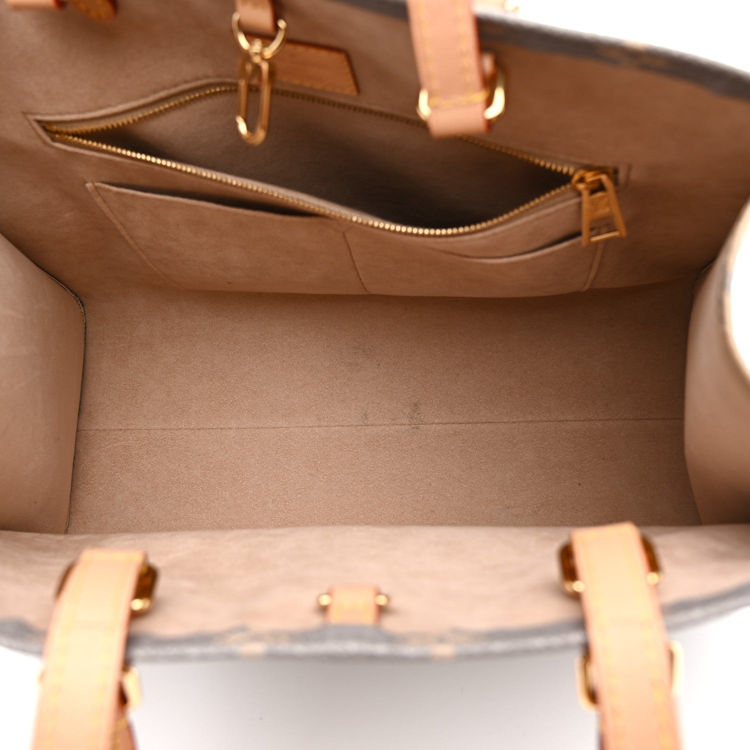 Louis Vuitton Monogram Onthego MM Trianon Gray 5 of 10