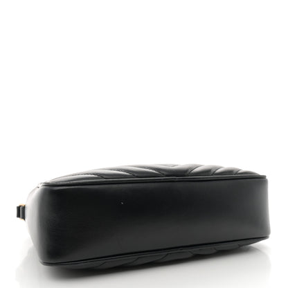 Saint Laurent Calfskin Matelasse Monogram Lou Camera Bag Black 4 of 14