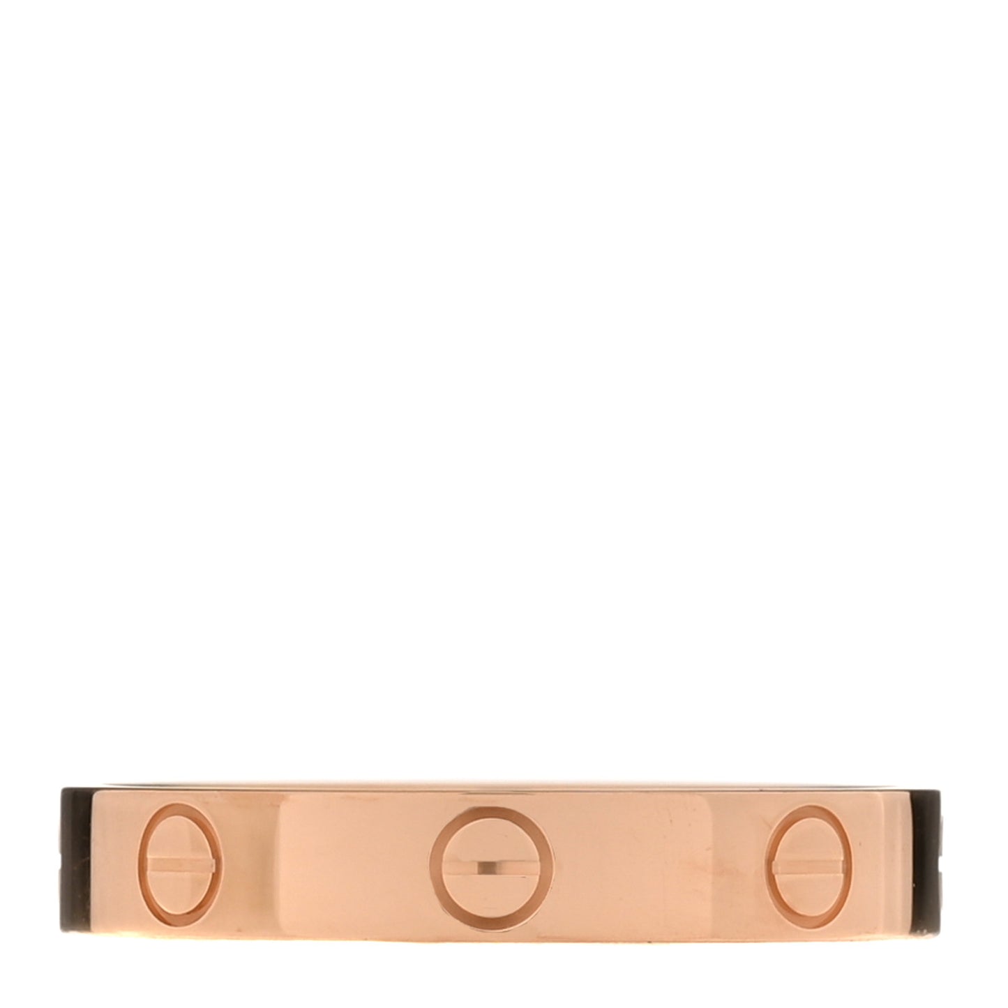 18K Pink Gold 3.5mm LOVE Wedding Band Ring 59 8.75